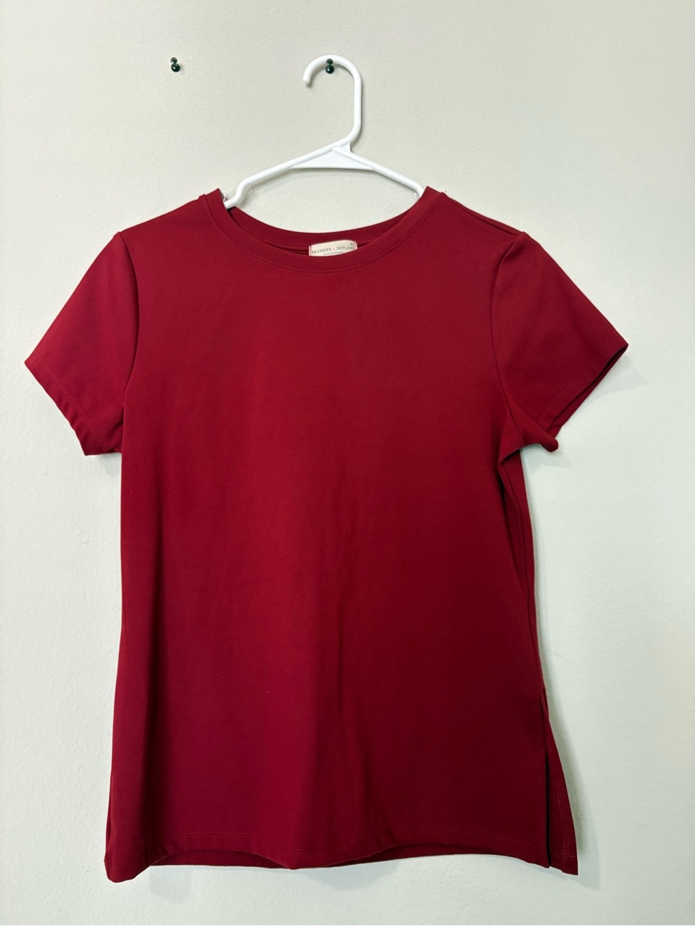 Everyday Crewneck Tee in Deep Red by A New Day